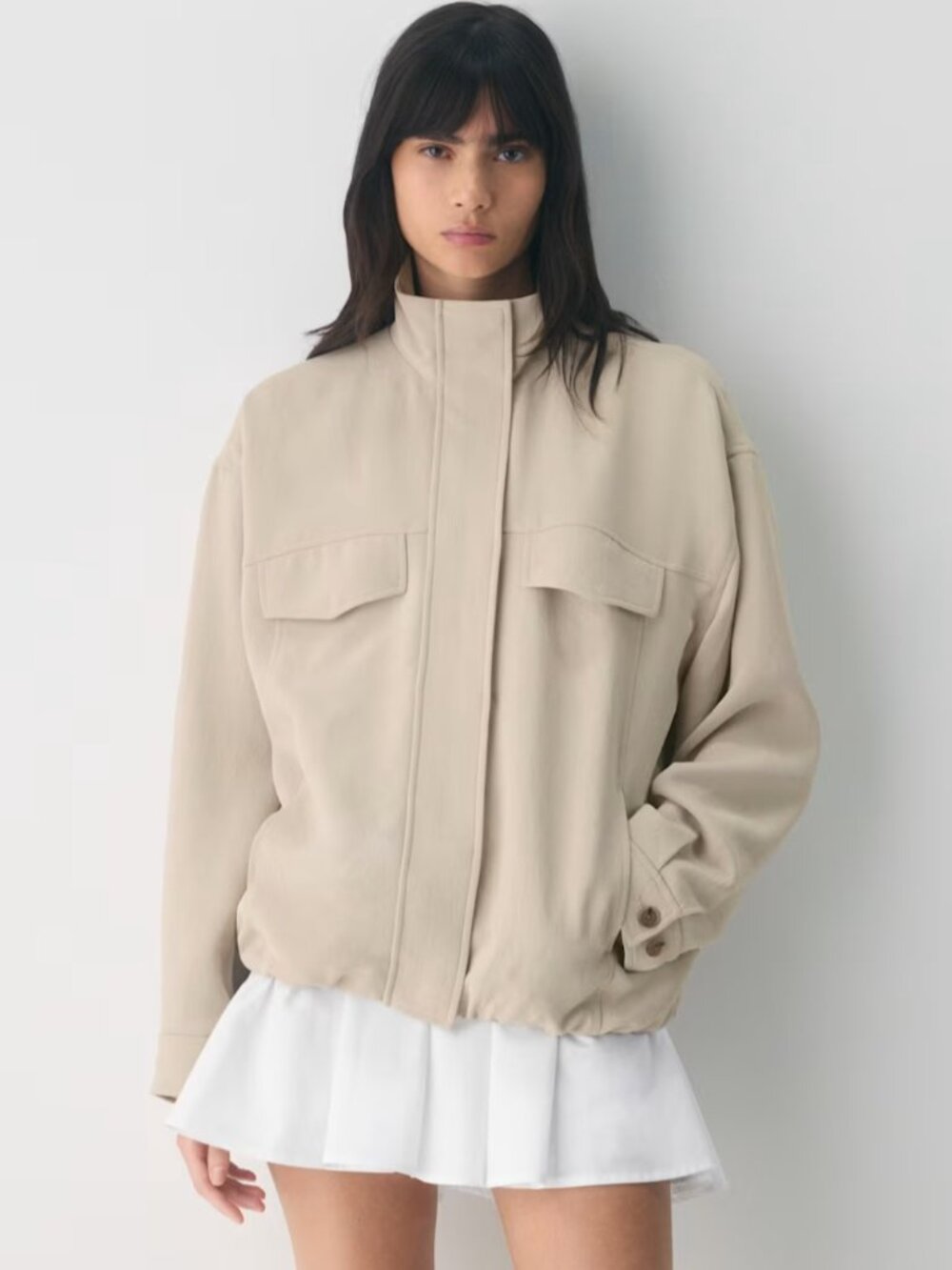 NWT Aritzia OCULUS Jacket - Crepette Marcona Beige M